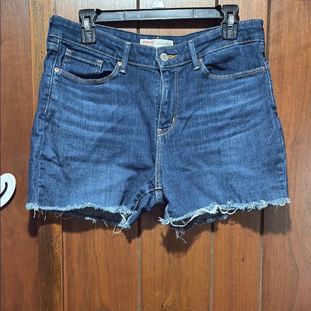 Levis Denim Blue Women's Shorts